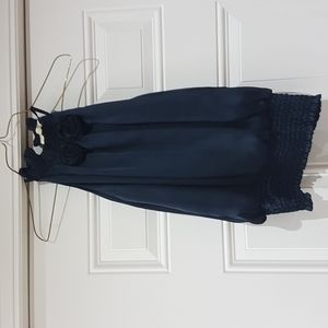 Navy Blue halter top